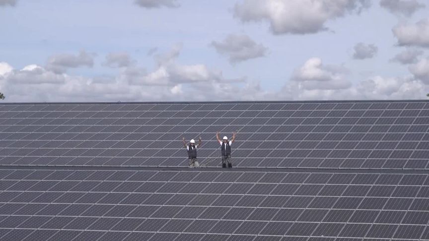 Images au drone pour la vidéo Sunibrain